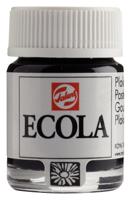 Ecola Plakkaatverf Fles 16 ml - Zwart 700