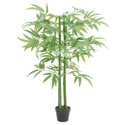 VidaXL Kunstplant bamboe 384 bladeren 120 cm groen