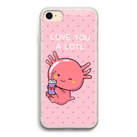 Love You A Lotl: iPhone 7 Transparant Hoesje