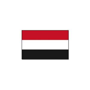 Landen thema vlag Jemen 90 x 150 cm feestversiering
