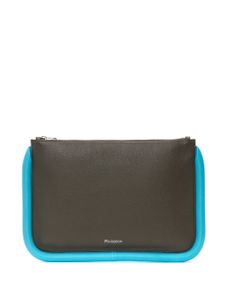 JW Anderson grande pochette Bumper en cuir - Noir