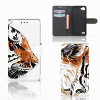 Hoesje LG Q6 | LG Q6 Plus Watercolor Tiger - thumbnail