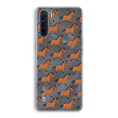 Pony: Oppo A91 Transparant Hoesje