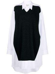 Maison Margiela robe-chemise oversize - Blanc