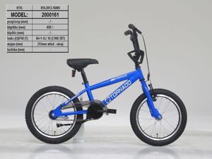 Royal 16" tornado blauw