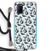 Zeemeermin: Oppo A92 Transparant Hoesje met koord