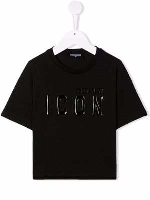 DSQUARED2 KIDS t-shirt Icon imprimé - Noir