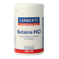 Betaine HCL 324mg/Pepsine 5mg 180 Tabletten