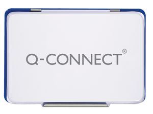 Q-CONNECT stempelkussen, ft 110 x 70 mm, blauw