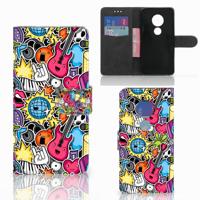 Motorola Moto G7 Play | Wallet Case | met Pasjes | Punk Rock Motorola Moto G7 Play | Wallet Case | met Pasjes | Punk Rock