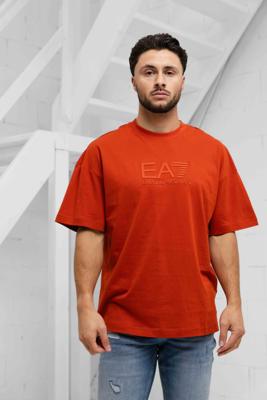 EA7 Emporio Armani 7M000226 T-Shirt Heren Oranje - Maat XS - Kleur: Oranje | Soccerfanshop