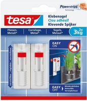 Tesa 77764 - verstelbare klevende spijker voor metaal en tegels - tot 3kg - 2 stuks - thumbnail