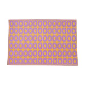 Buitenkleed rondo - paars/oranje - 120x180 cm