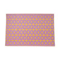 Buitenkleed rondo - paars/oranje - 120x180 cm