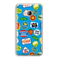 Fruitsticker: HTC U Play Transparant Hoesje