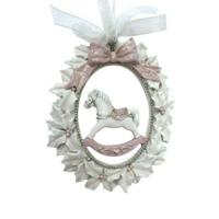 Kerstversiering DKD Home Decor Hars (7 x 1 x 9 cm) (6 Stuks)