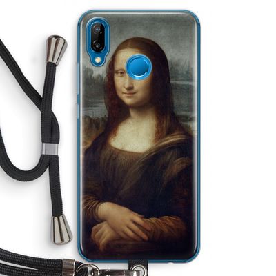 Mona Lisa: Huawei P20 Lite Transparant Hoesje met koord