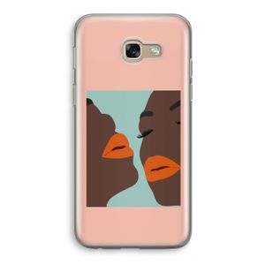 Orange lips: Samsung Galaxy A5 (2017) Transparant Hoesje