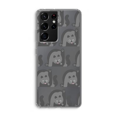 Cats: Samsung Galaxy S21 Ultra Transparant Hoesje