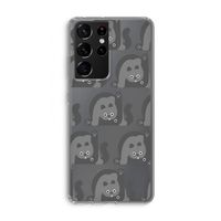 Cats: Samsung Galaxy S21 Ultra Transparant Hoesje
