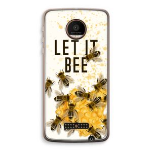 Let it bee: Motorola Moto Z Force Transparant Hoesje