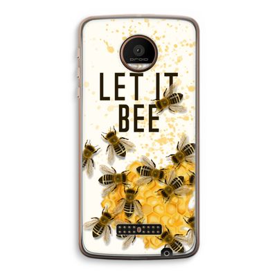 Let it bee: Motorola Moto Z Force Transparant Hoesje