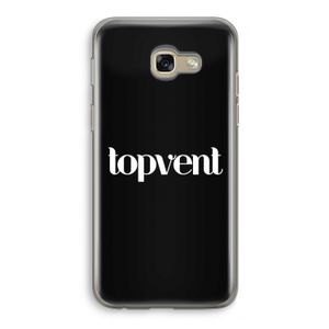 Topvent Zwart: Samsung Galaxy A5 (2017) Transparant Hoesje