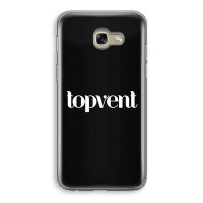 Topvent Zwart: Samsung Galaxy A5 (2017) Transparant Hoesje