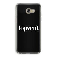 Topvent Zwart: Samsung Galaxy A5 (2017) Transparant Hoesje
