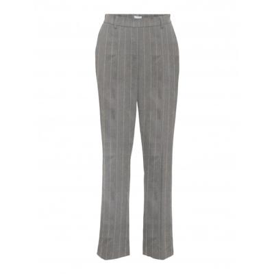 Object - Grijs | Dames | Broek | Grijs | 42 | regular | Kamst mode