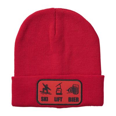 Ski muts - rood