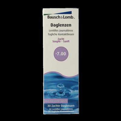 Bausch & Lomb Daglenzen -7.00 30 Stuks Bausch & Lomb Daglenzen -7.00 30 Stuks