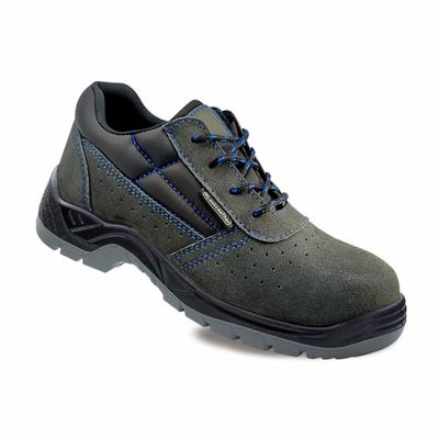 Veiligheidsschoenen Blackleather Geperforeerd S1P Metaalvrij Suède - Maat: 43