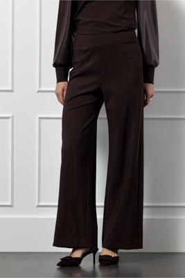 Studio Anneloes Alex Bonded Trousers 13279 Broek 8700 Espresso