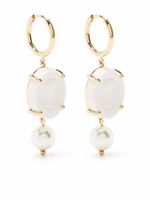 Simone Rocha boucles d'oreilles à perles - Blanc - thumbnail