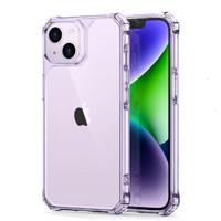 iPhone 14 Pro Air Armor Clear Case - Clear Purple