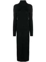 Thom Krom robe longue à col roulé - Noir