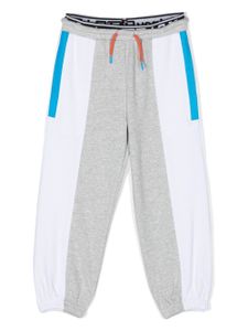 Stella McCartney Kids pantalon de jogging à design colour block - Gris