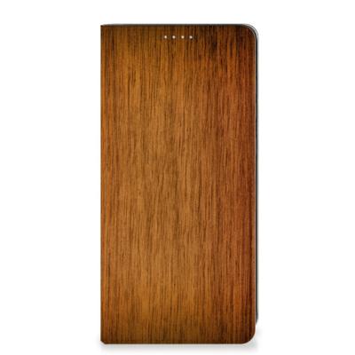 Samsung Galaxy A21s Book | Wallet Case | Donker Hout Samsung Galaxy A21s Book | Wallet Case | Donker Hout