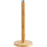 Bamboe houten keukenrolhouder rond 14 x 32 cm