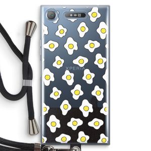 Spiegeleitjes: Sony Xperia XZ1 Transparant Hoesje met koord