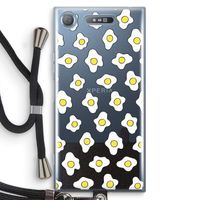 Spiegeleitjes: Sony Xperia XZ1 Transparant Hoesje met koord