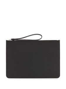 Maison Margiela pochette Four Stitches en cuir - Noir