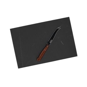 Kaas serveerplank leisteen 30 cm met kaasmes
