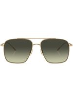 Oliver Peoples lunettes de soleil Dresner à monture pilote - Or - thumbnail