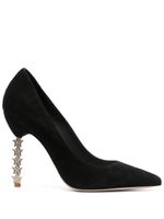 Sophia Webster escarpins jasmin 110 en daim - Noir - thumbnail