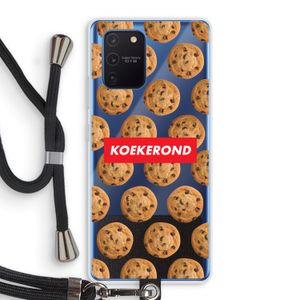 Koekerond: Samsung Galaxy Note 10 Lite Transparant Hoesje met koord