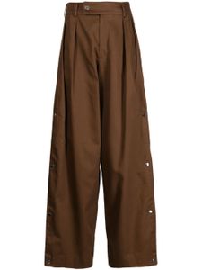 AMIRI pantalon chino à coupe droite - Marron