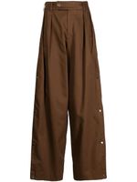 AMIRI pantalon chino à coupe droite - Marron