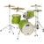 PDP Drums New Yorker Electric Green Sparkle 4d. shellset